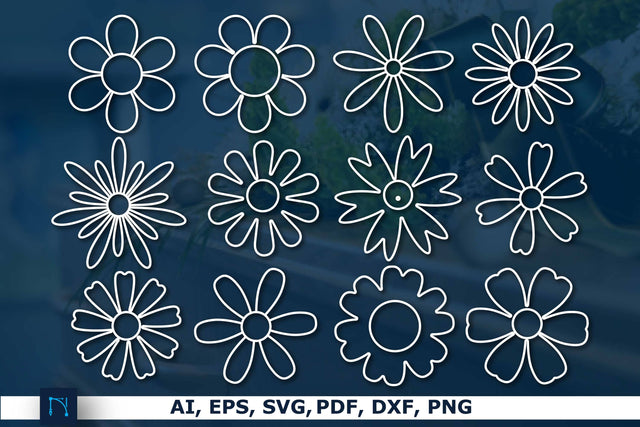 Daisy Flower SVG Bundle for Cricut SVG MD JOYNAL ABDIN 