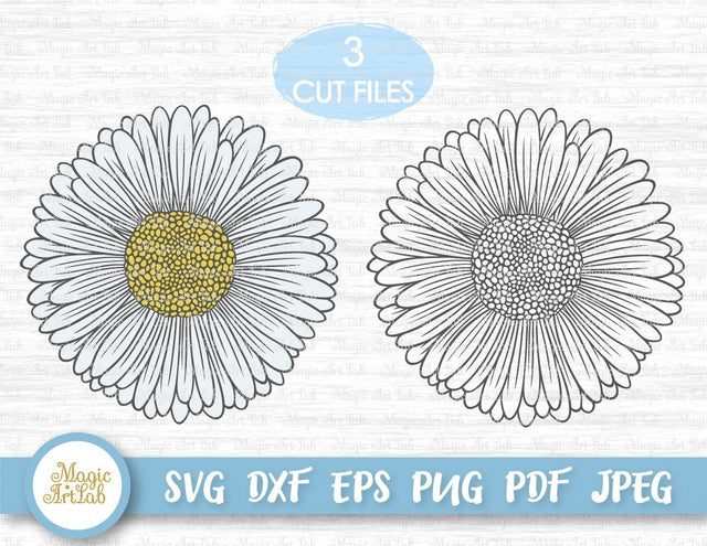 Daisy flower SVGs SVG MagicArtLab 