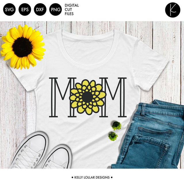 Daisy Mom SVG Kelly Lollar Designs 