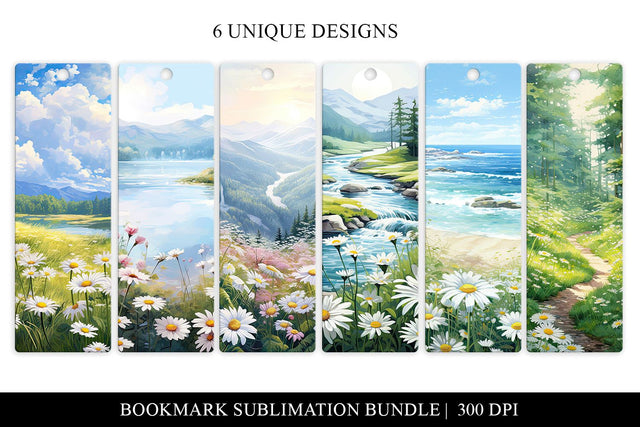 Daisy Printable Bookmarks Sublimation Bundle Sublimation BijouBay 