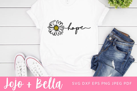 Daisy Svg Bundle, Daisy Quote Svg, Love Svg, Hope Svg, Family Svg, Faith Svg, Quote Cut file SVG Jojo&Bella 