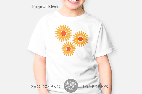 Daisy SVG cut files and PNG for sublimation SVG Artisan Craft SVG 