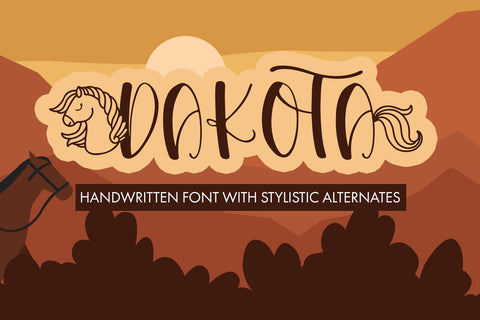 Dakota A Horse Font Font Freeling Design House 