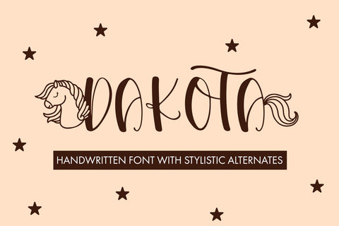Dakota A Horse Font Font Freeling Design House 