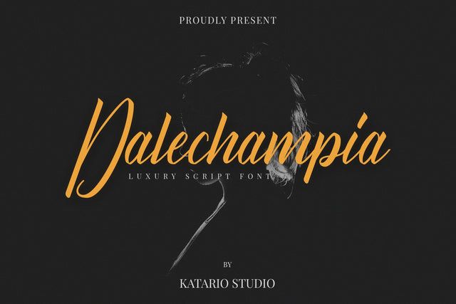 Dalechampia | Modern Luxury Script Font Font Katario Studio 