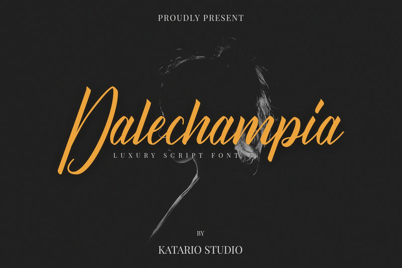 Dalechampia | Modern Luxury Script Font Font Katario Studio 