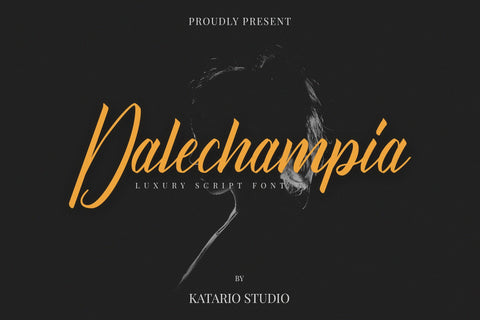 Dalechampia | Modern Luxury Script Font Font Katario Studio 
