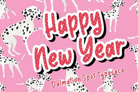 Dalmaspot Dalmatian Spot Typeface Font Creatype Studio 