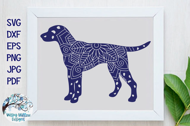 Dalmatian Mandala SVG SVG Wispy Willow Designs 