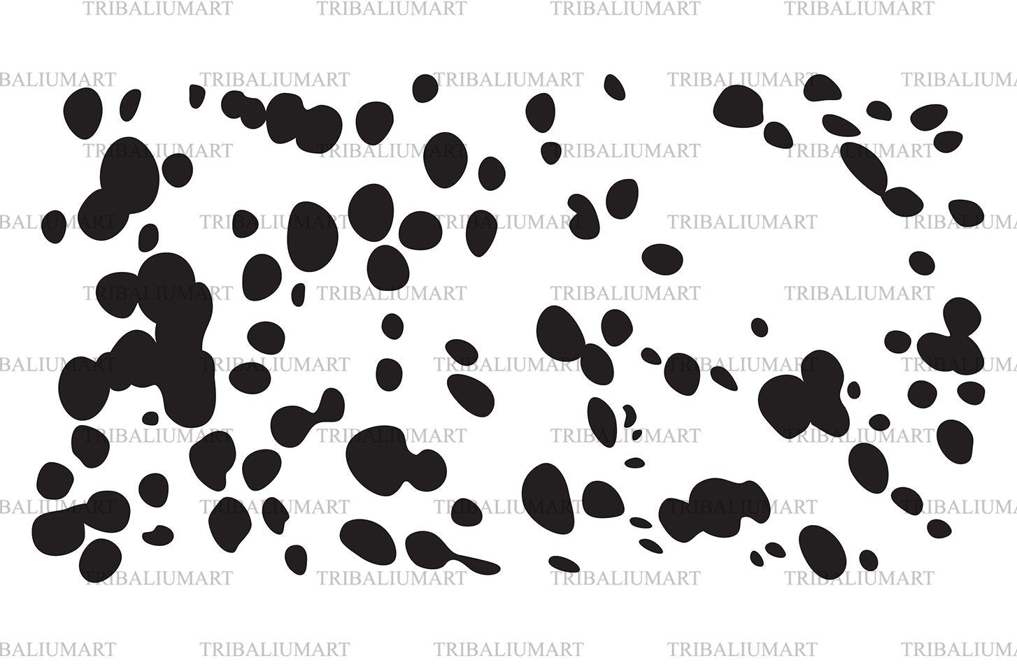 Dalmatian Spots SVG, Dalmatian Pattern SVG