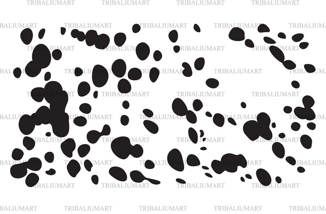 Dalmatians dog spots SVG TribaliumArtSF 