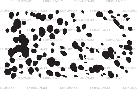 Dalmatians dog spots SVG TribaliumArtSF 