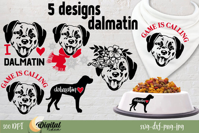 Dalmatin ClipArt SVG | Dogs SVG | Pet Portrait SVG Evgenyia Guschina 