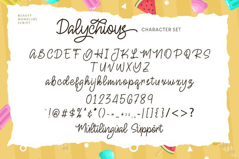 Dalychious – Beauty Monoscript Font Good Java 