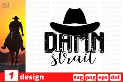 Damn strait SVG Cut File SVG SvgOcean 