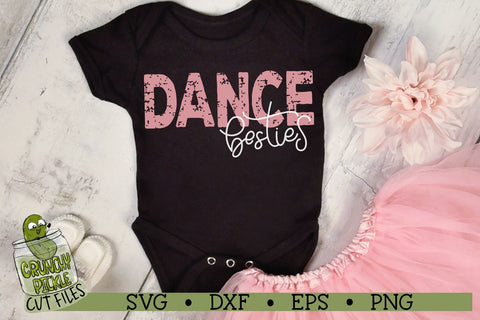 Dance Besties Distressed SVG Cut File SVG Crunchy Pickle 