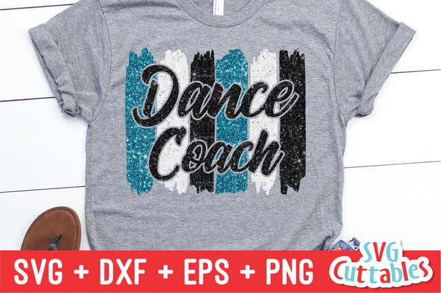 Dance Coach Brush Strokes SVG Svg Cuttables 