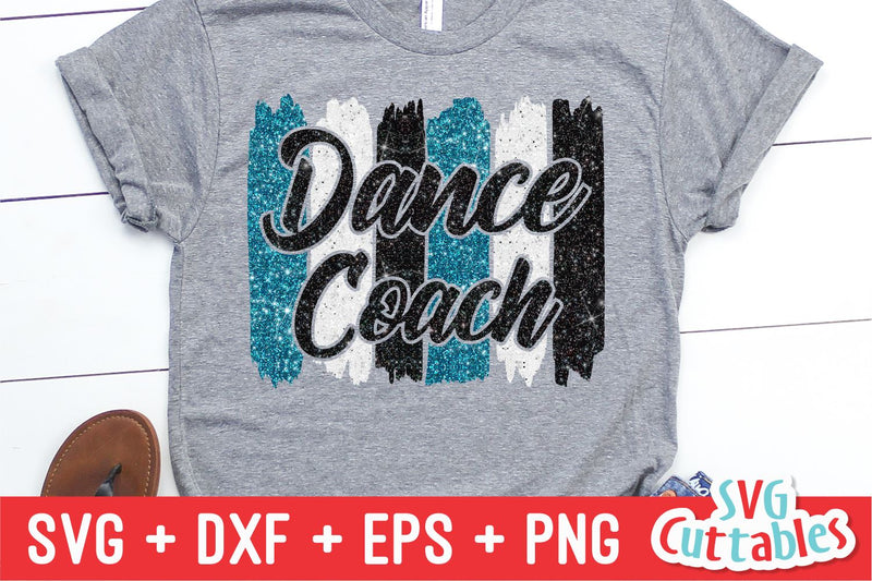 Dance Coach Brush Strokes SVG Svg Cuttables 