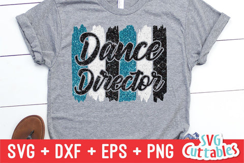 Dance Director Brush Strokes SVG Svg Cuttables 