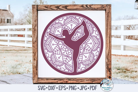 Dance Mandala SVG SVG Wispy Willow Designs 