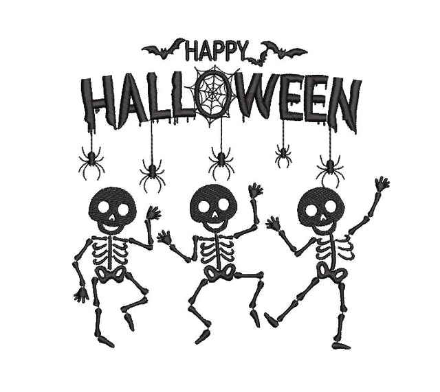 Dance of the Skeletons embroidery Embroidery/Applique DESIGNS ArtEMByNatalia 