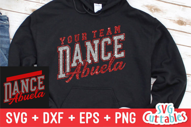 Dance svg Cut File - Dance Abuela - Dance Template 007 - svg - eps - dxf - png - Silhouette - Cricut - Digital Download SVG Svg Cuttables 