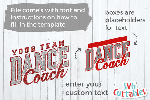 Dance svg Cut File - Dance Coach - Dance Template 004 - svg - eps - dxf - png - Silhouette - Cricut - Digital Download SVG Svg Cuttables 