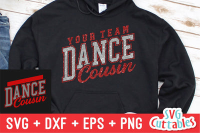 Dance svg Cut File - Dance Cousin - Dance Template 0044 - svg - eps - dxf - png - Dance Coach - Silhouette - Cricut - Digital Download SVG Svg Cuttables 