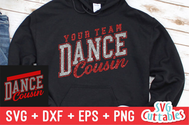 Dance svg Cut File - Dance Cousin - Dance Template 0044 - svg - eps - dxf - png - Dance Coach - Silhouette - Cricut - Digital Download SVG Svg Cuttables 