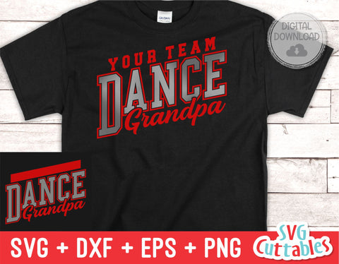 Dance svg Cut File - Dance Grandpa - Dance Template 0038 - svg - eps - dxf - png - Silhouette - Cricut - Digital Download SVG Svg Cuttables 