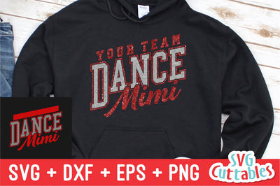Dance svg Cut File - Dance Mimi - Dance Template 008 - svg - eps - dxf - png - Silhouette - Cricut - Digital Download SVG Svg Cuttables 