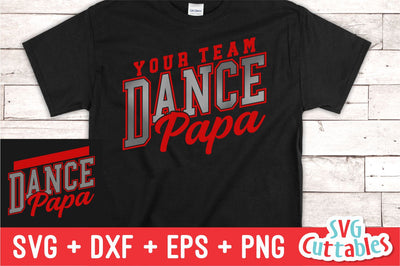 Dance svg Cut File - Dance Papa - Dance Template 0037 - svg - eps - dxf - png - Silhouette - Cricut - Digital Download SVG Svg Cuttables 