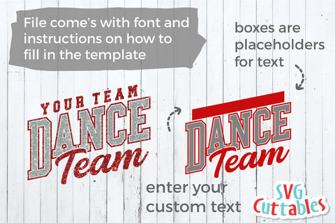 Dance svg Cut File - Dance Team - Dance Template 0014 - svg - eps - dxf - png - Dance Coach - Silhouette - Cricut - Digital Download SVG Svg Cuttables 