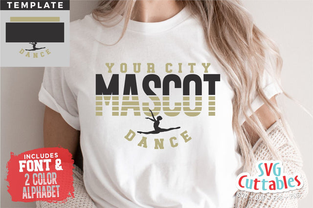 Dance svg Cut File - Dance Team - Dance Template 0032 - svg - eps - dxf - png - Silhouette - Cricut - Digital Download SVG Svg Cuttables 