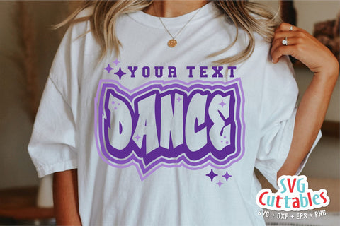 Dance svg Cut File - Dance Team - Dance Template 0035 - svg - eps - dxf - png - Silhouette - Cricut - Digital Download SVG Svg Cuttables 