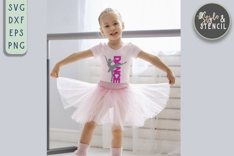 Dance SVG | Dance | Ballet SVG Style and Stencil 
