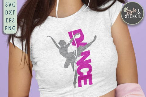 Dance SVG | Dance | Ballet SVG Style and Stencil 