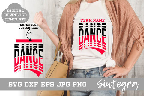 Dance SVG Shirt Template Design 001 Free For Commercial Use SVG Sintegra 