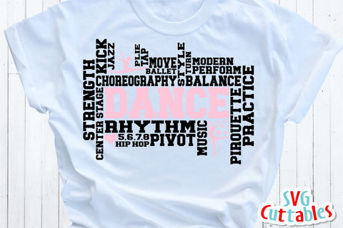 Dance Word Art SVG Svg Cuttables 