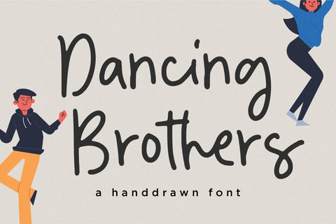 Dancing Brothers Font Font Balpirick 
