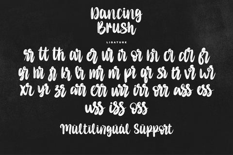 Dancing Brush Font Letterara 