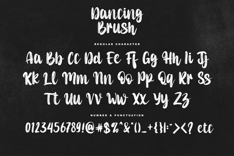Dancing Brush Font Letterara 