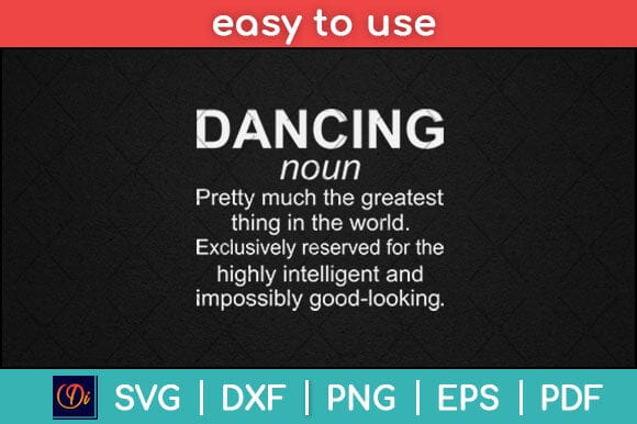 Dancing Funny Definition Girl Svg Design SVG artprintfile 