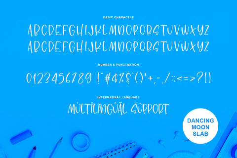 Dancing Moon Font Abo Daniel Studio 