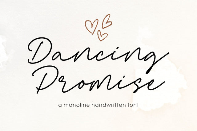 Dancing Promise Font Qwrtype Foundry 
