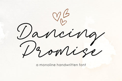 Dancing Promise Font Qwrtype Foundry 