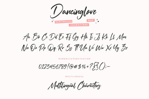 Dancinglove Modern Calligraphy Font Font Balpirick 