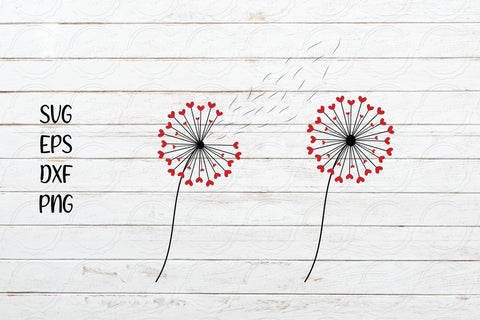 Dandelion Flower SVG SVG SmmrDesign 