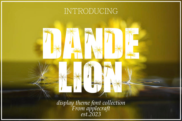 Dandelion Font Fauz 