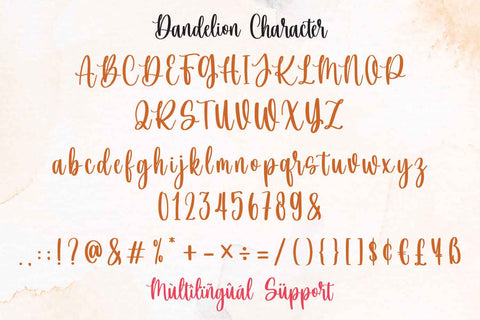 Dandelion Font Mozarella 